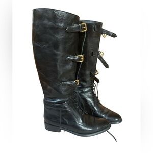 BURBERRY LEATHER BOOTS